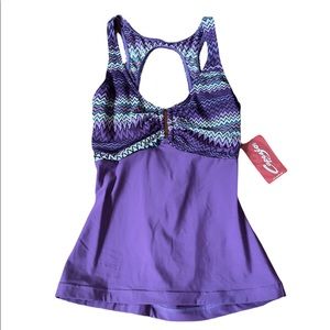 NWT- Capezio Purple Halter Dance Top